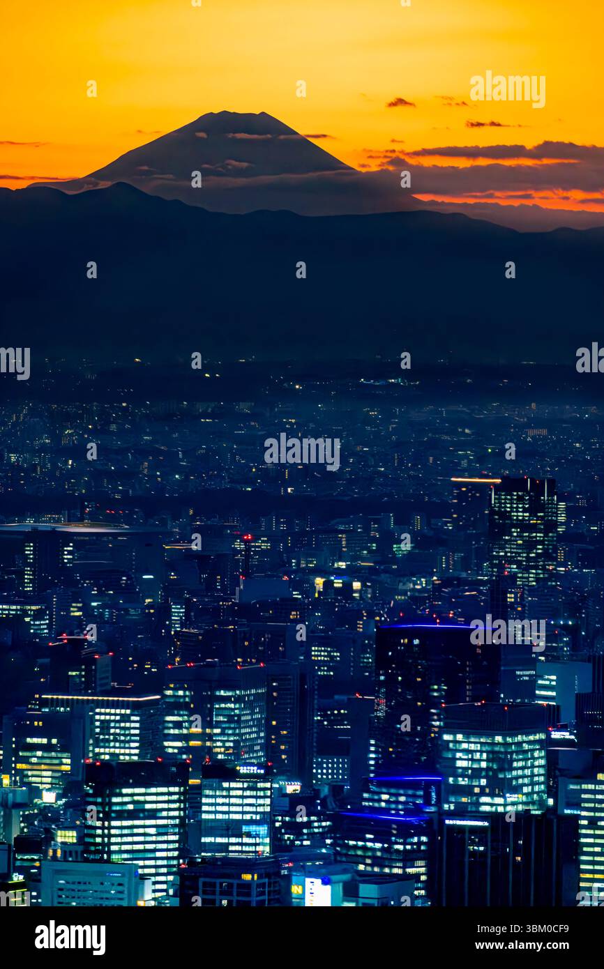 Tokyo cityscape mt fuji hi-res stock photography and images - Alamy