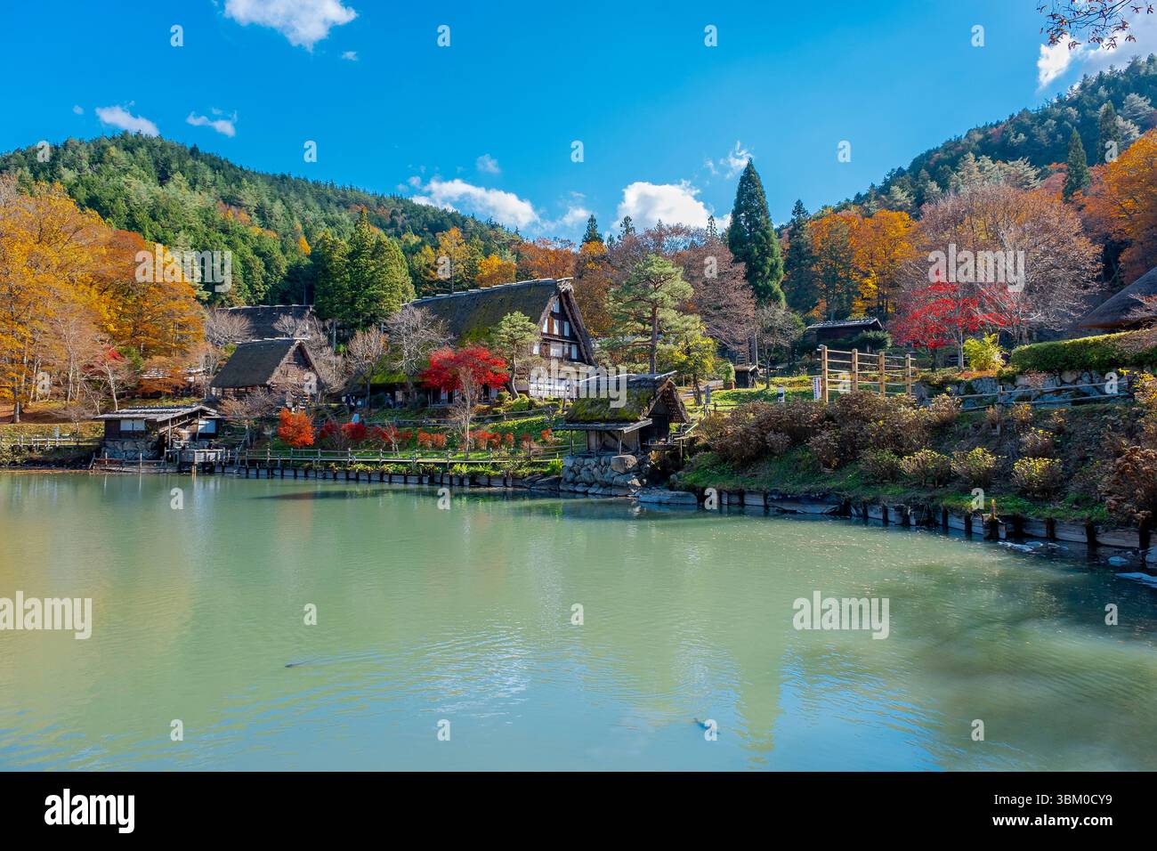 Hida No Sato, Hida Folk Village, Takayama, Japan Stock Photo