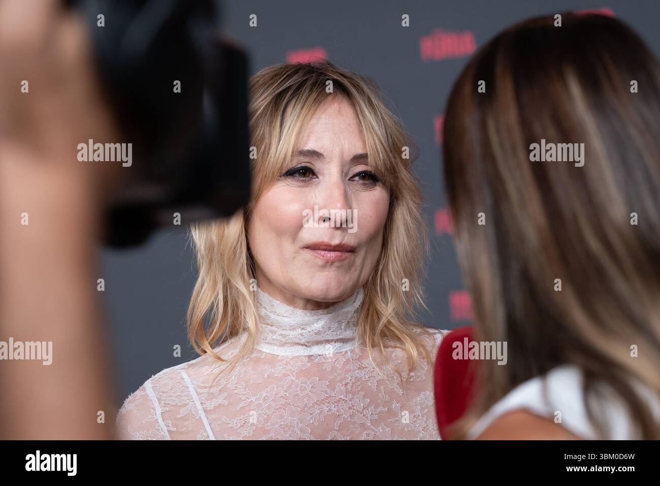 Nathalie Poza attends the premiere of the film FURY (Furia) at the ...