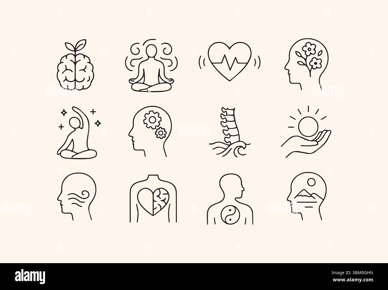 Mental health art therapy Stock Vector Images - Alamy