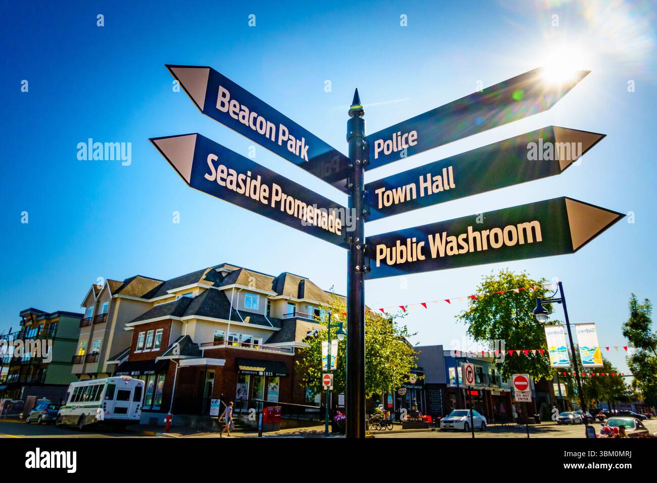 Sidney, British Columbia, Canada. Stock Photo