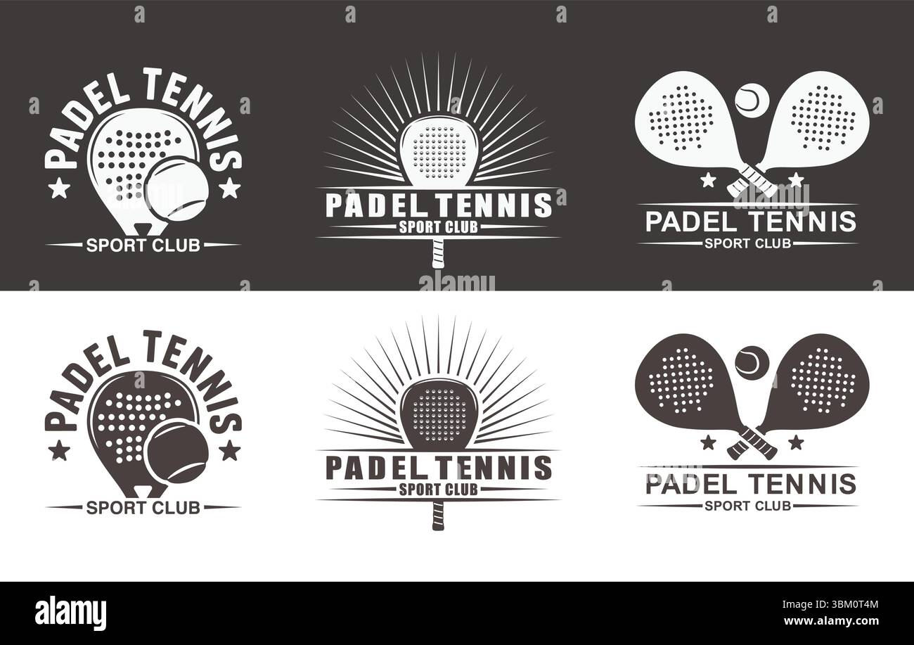 Padel drawing vector vectors hi-res stock photography and images - Alamy