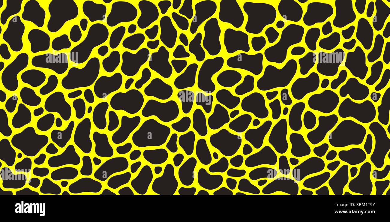 Horizontal Animal Skin Fur Pattern Stock Vector