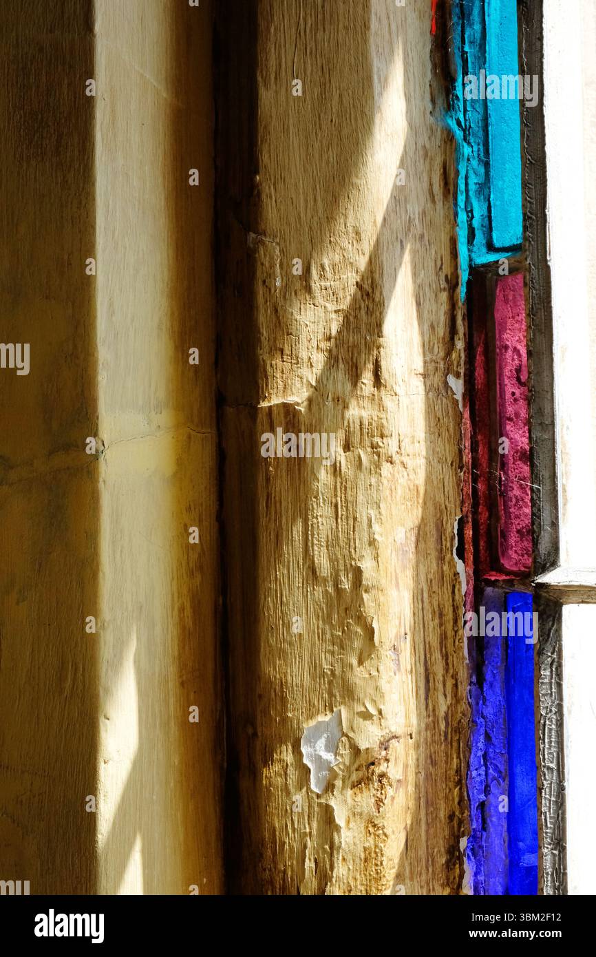 Close-up of a medieval architectural detail Stock Photo