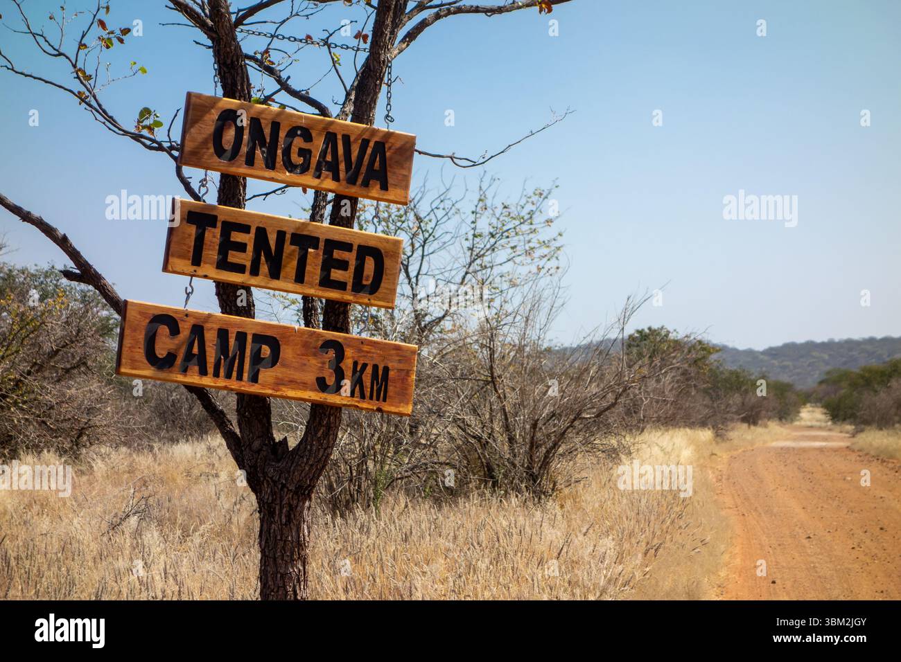 Ongava Tented Camp Sign in Namibia, Africa is close to Etosha National Park  Stock Photo - Alamy