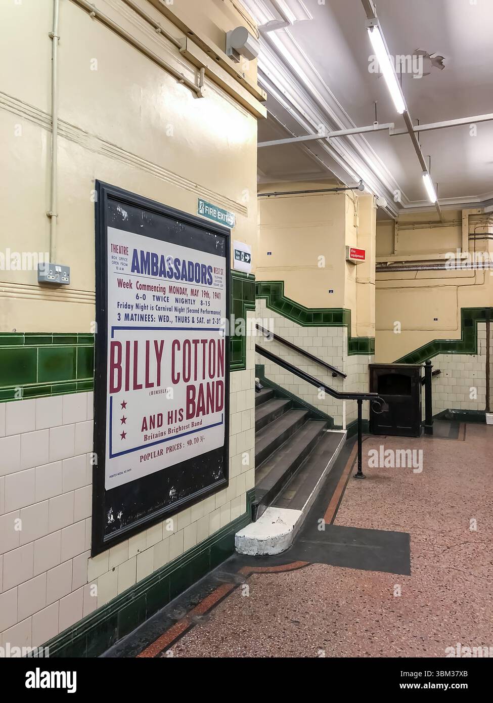 Hidden London - Aldwych Disused Underground Station, the Strand, London - Smartphone Captured Stock Image