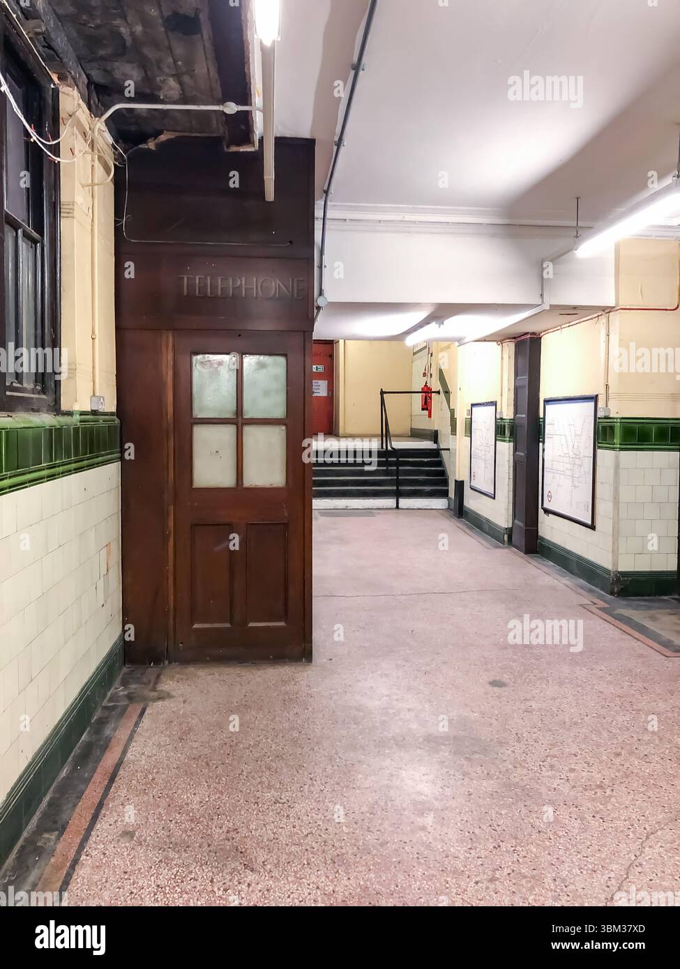 Hidden London - Aldwych Disused Underground Station, the Strand, London - Smartphone Captured Stock Image