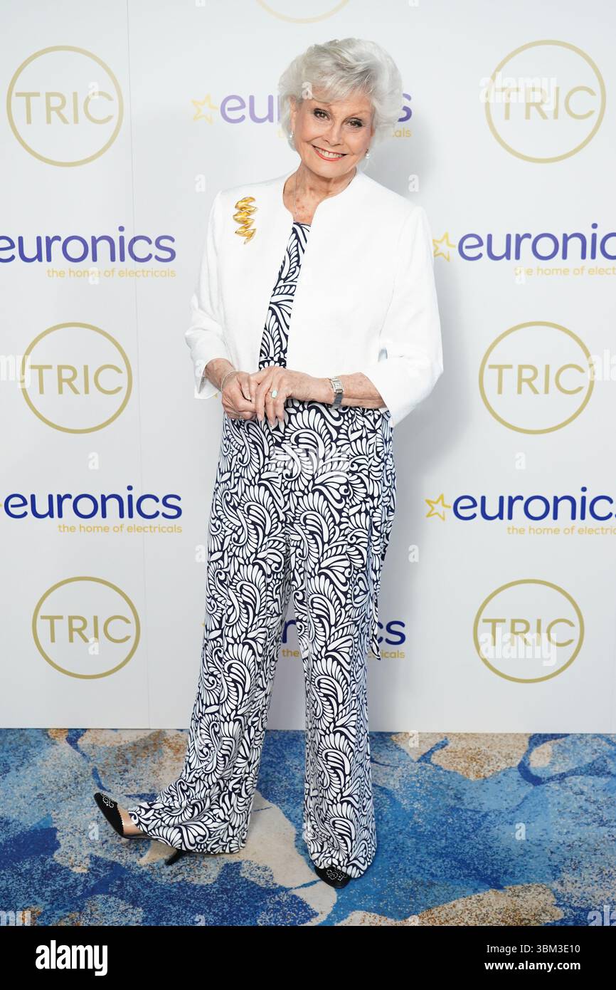 Angela Rippon attends the Television and Radio Industries Club (TRIC ...