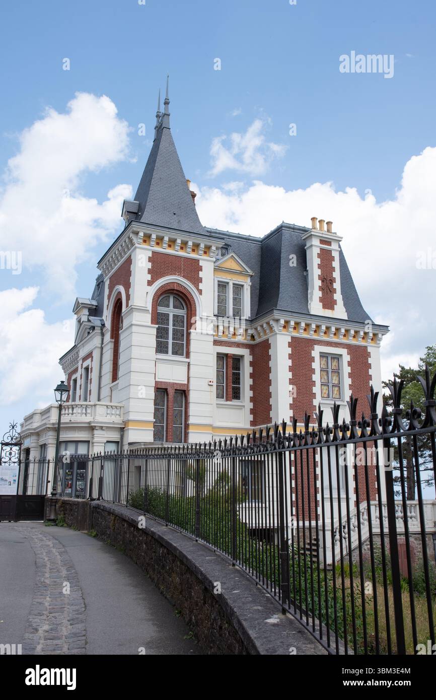 Villa Les Roches Brunes, Dinard Stock Photo