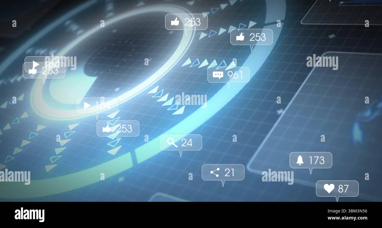 Social media reaction icons floating hi-res stock photography and ...