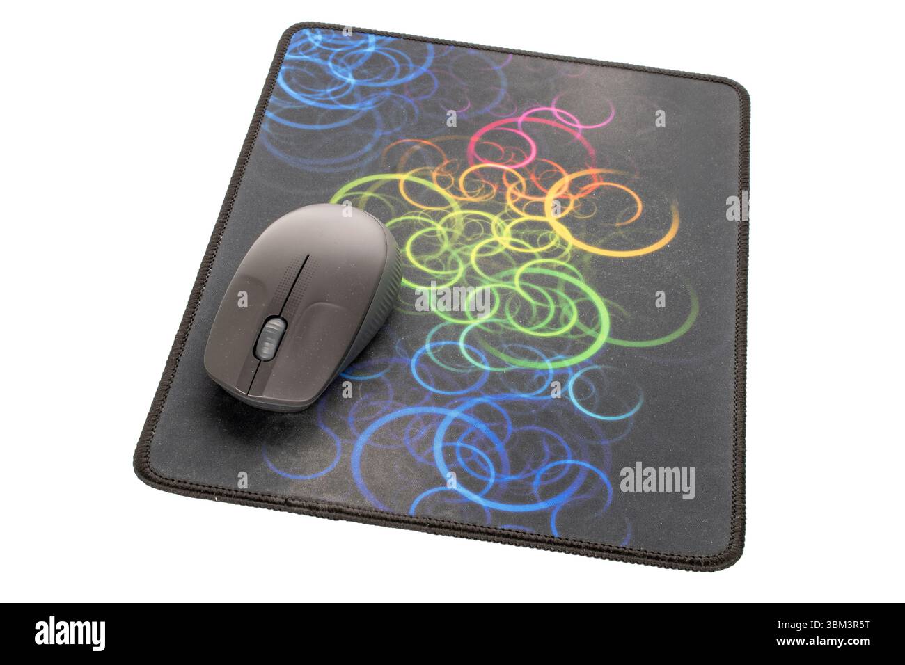 Desk computer empty office Cut Out Stock Images & Pictures - Alamy