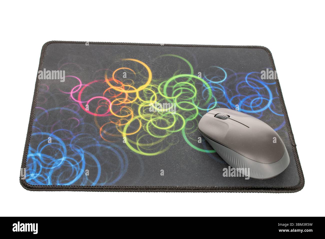 Desk computer empty office Cut Out Stock Images & Pictures - Alamy