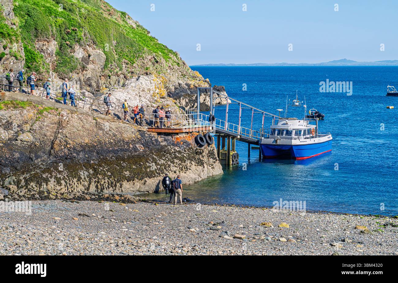 Martin's Haven on the Pembrokeshire Coast Path, departure point for ...