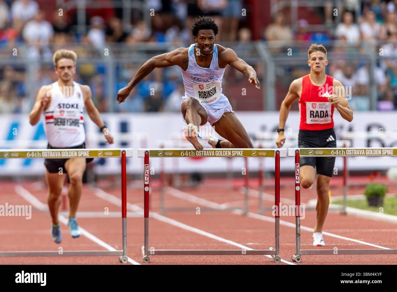 Ostrava, Czech Republic. 24th June, 2025. L-R Seamus Derbyshire of ...