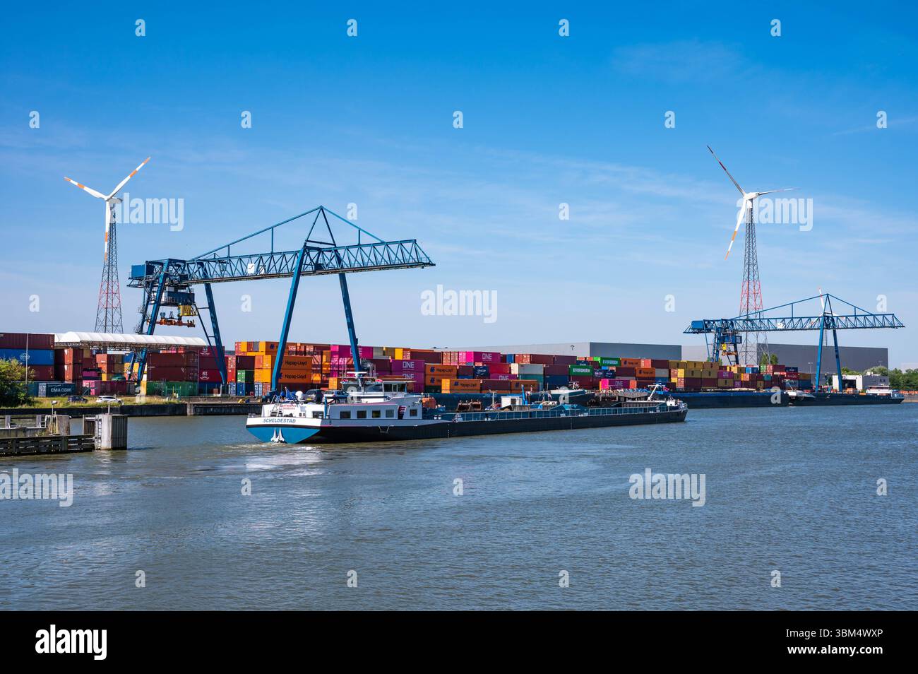 BCTN container terminal and inland harbour in Meerhout, Antwerp ...