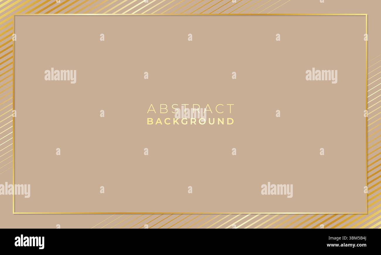 Low poly abstract golden dotted lines background. Vector modern line stripe illustration Stock Vector