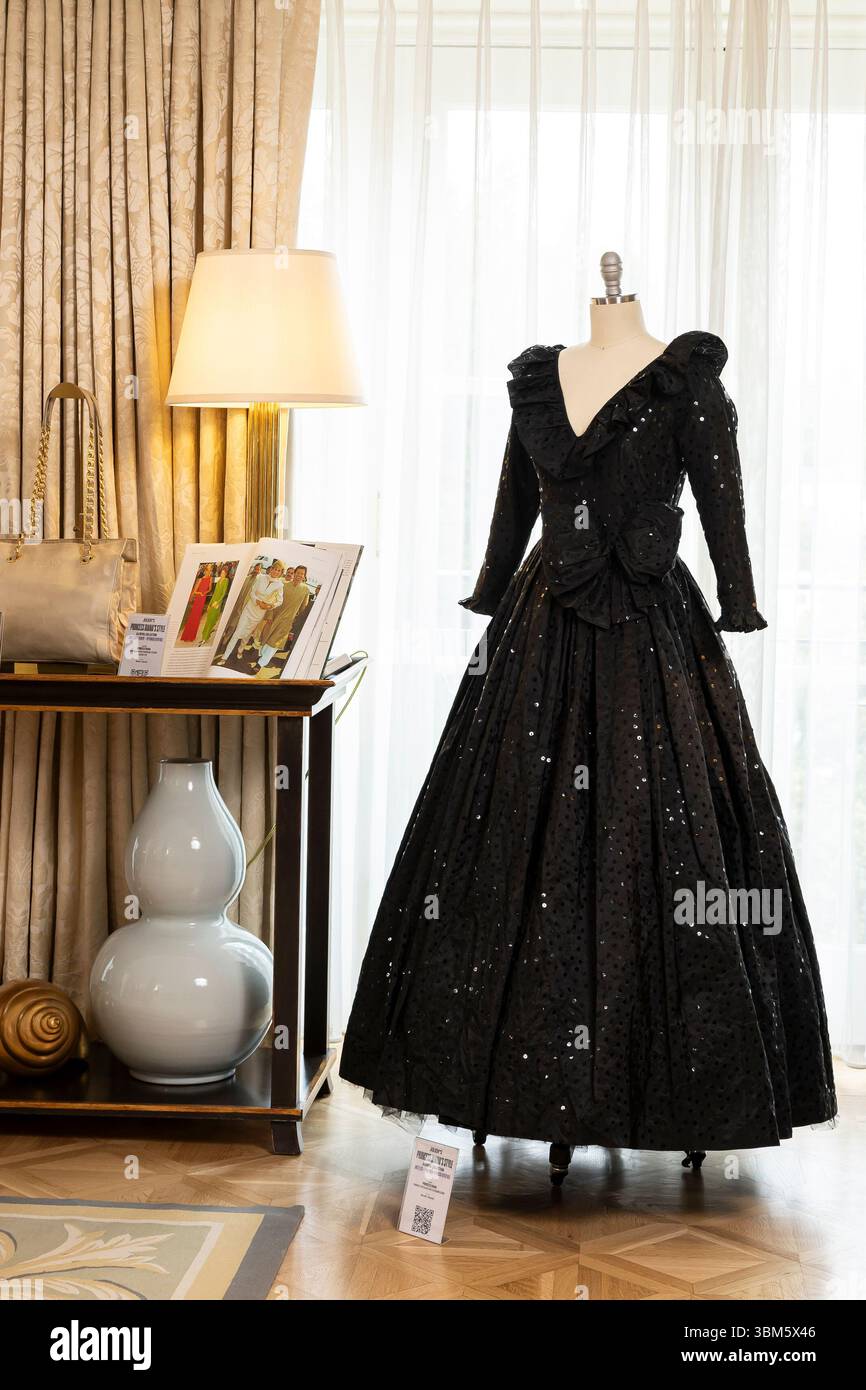 open lace back dress TELEGRAPH LUXURY Magazine 7th June 2025 KATIE BOULTER Princess Diana