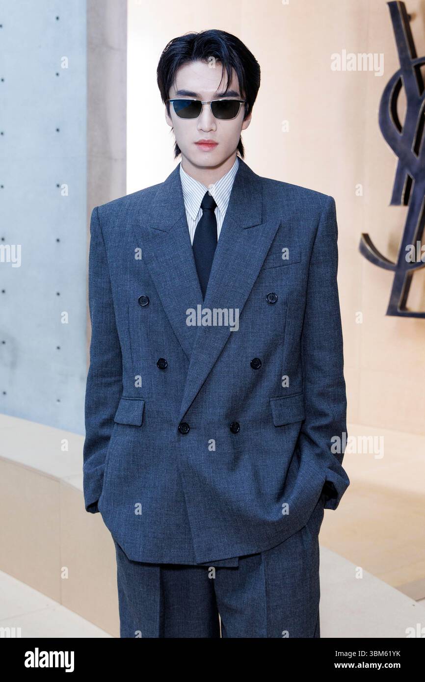 Paris, Frankreich. 24th June, 2025. Zhang Kang Le attends SAINT LAURENT ...