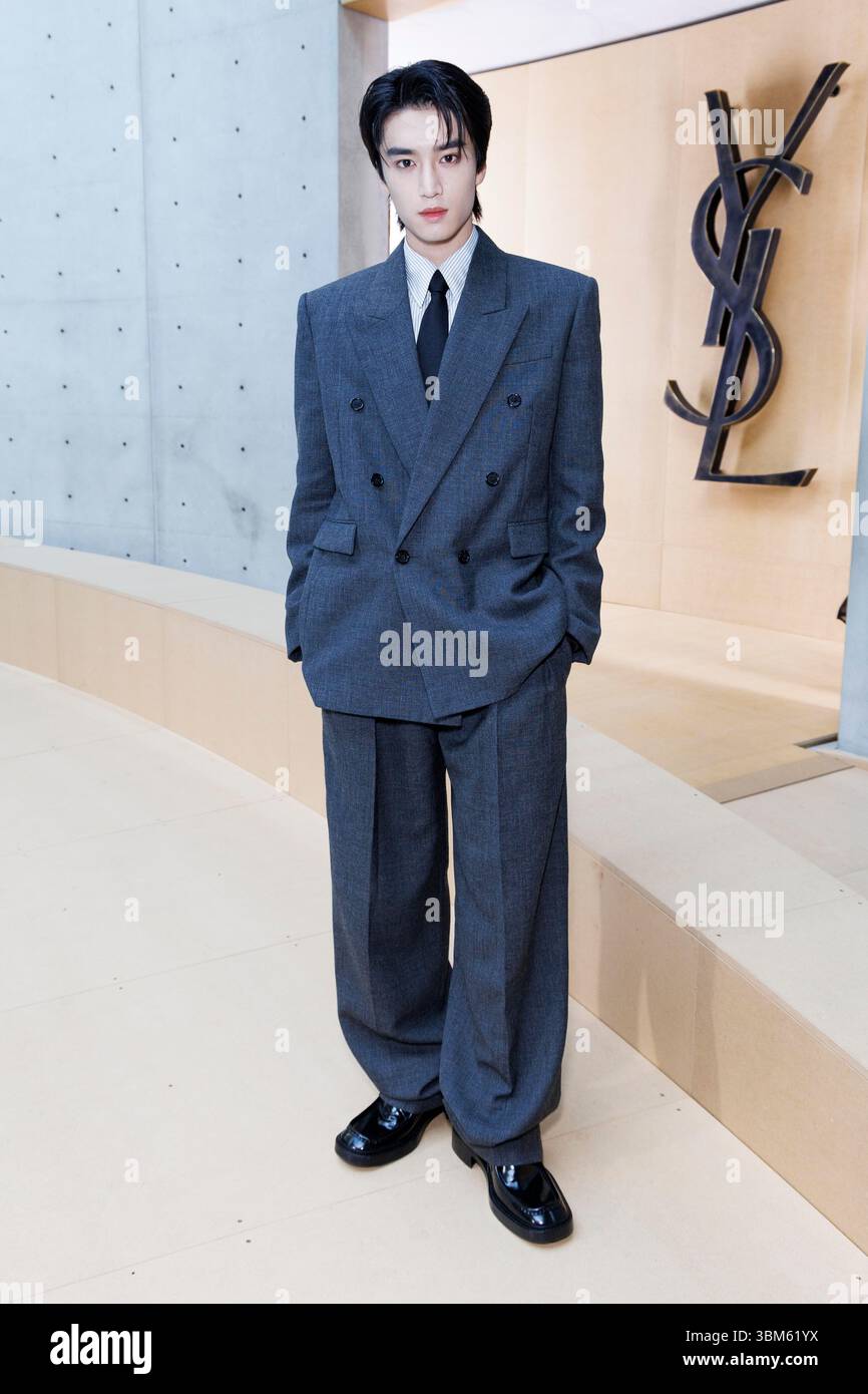 Paris, Frankreich. 24th June, 2025. Zhang Kang Le attends SAINT LAURENT ...