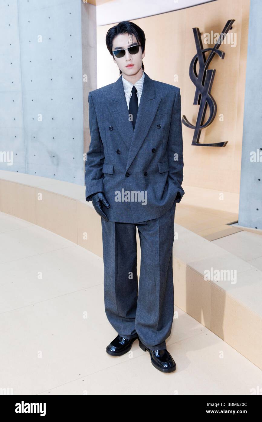 Paris, Frankreich. 24th June, 2025. Zhang Kang Le attends SAINT LAURENT ...