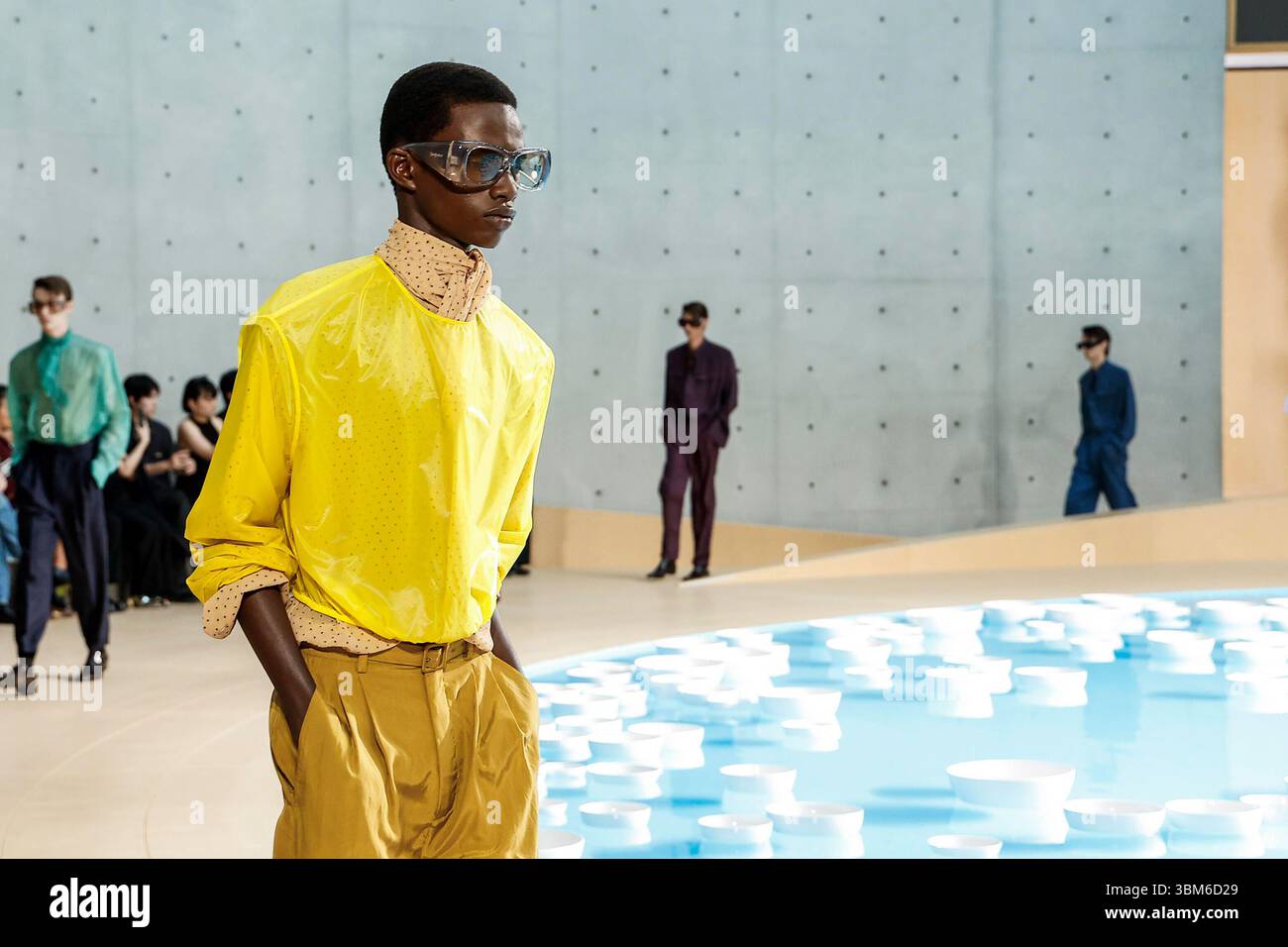 SAINT LAURENT men Spring-Summer 2026 runway during Paris Fashion Week ...