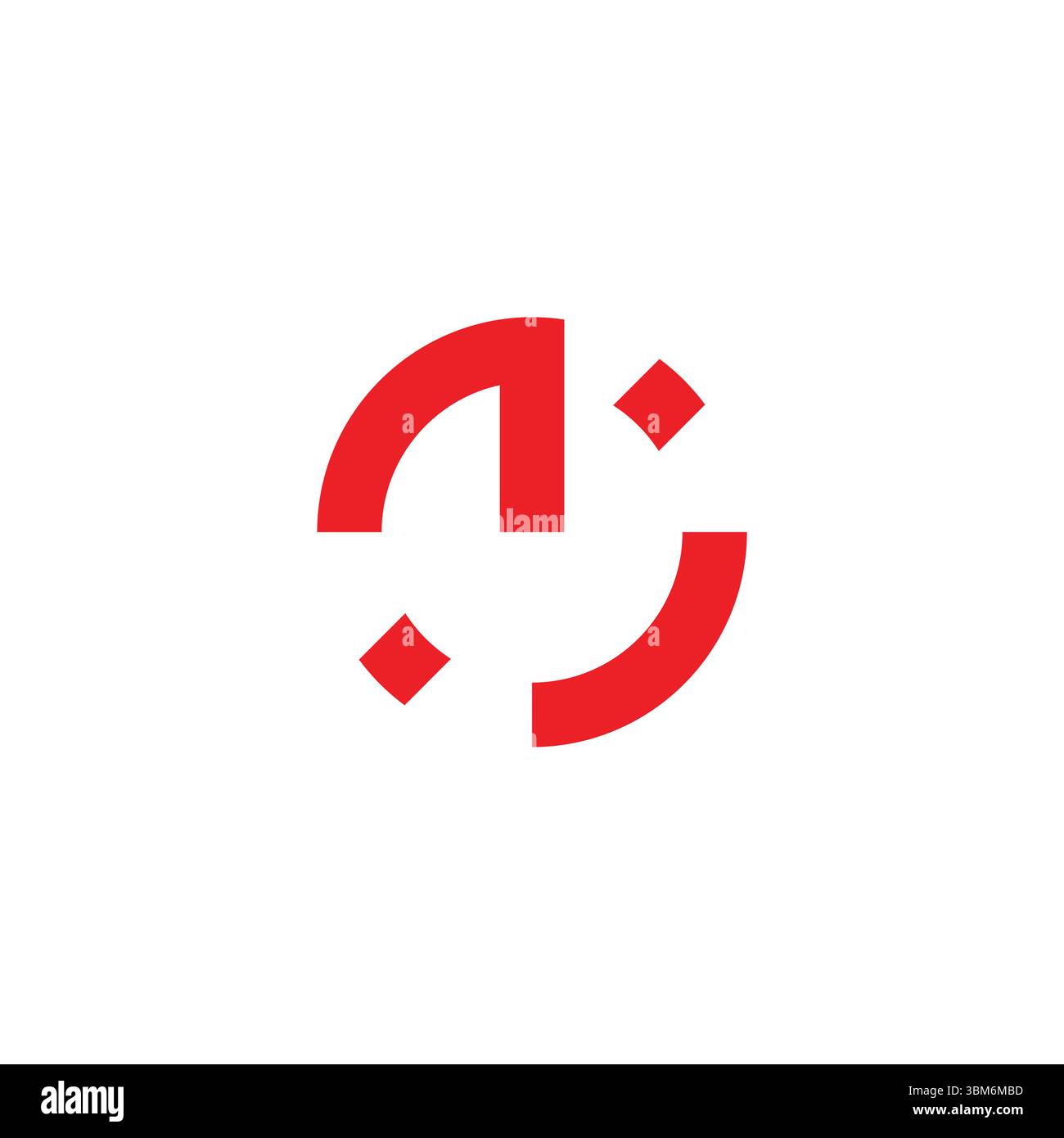 power button dots circles motion logo vector Stock Vector Image & Art ...