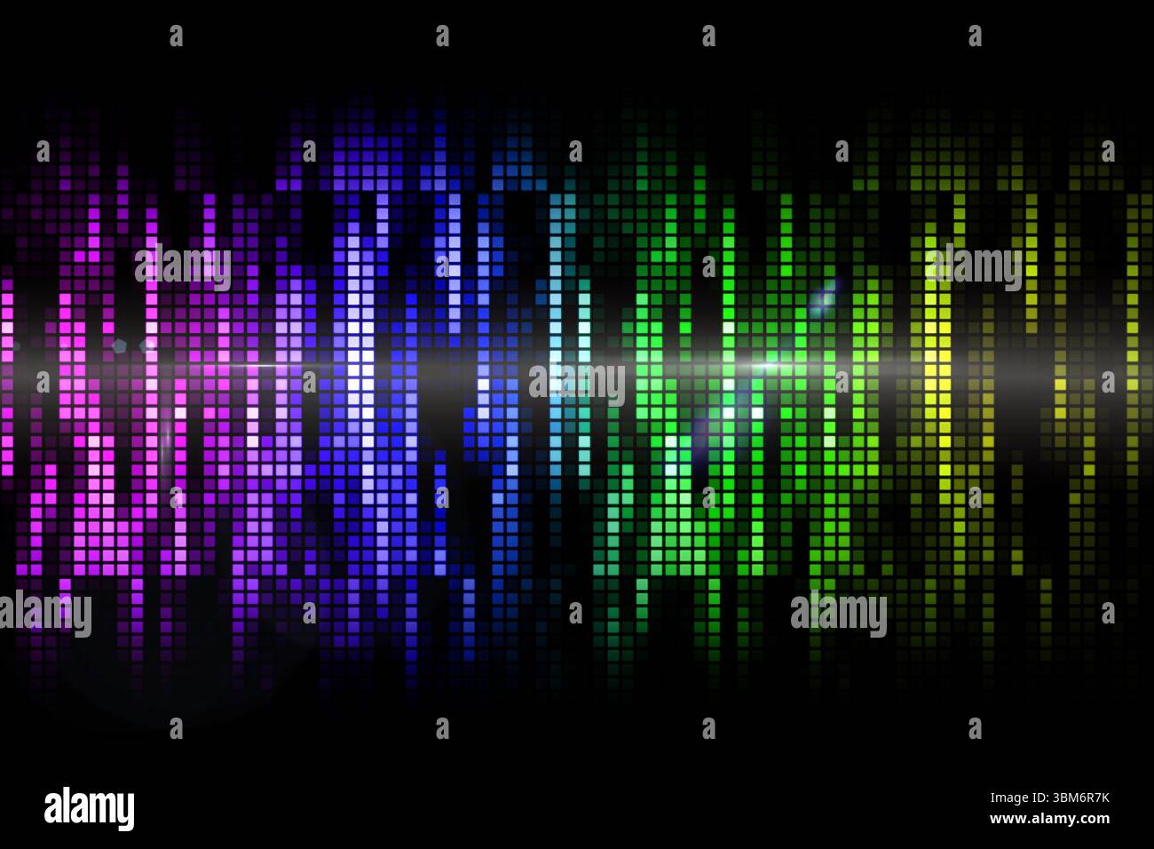 Digitally generated cool pixel background Stock Photo