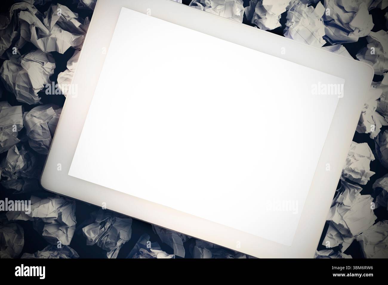 Creative workspace crumpled paper hi-res stock photography and images ...