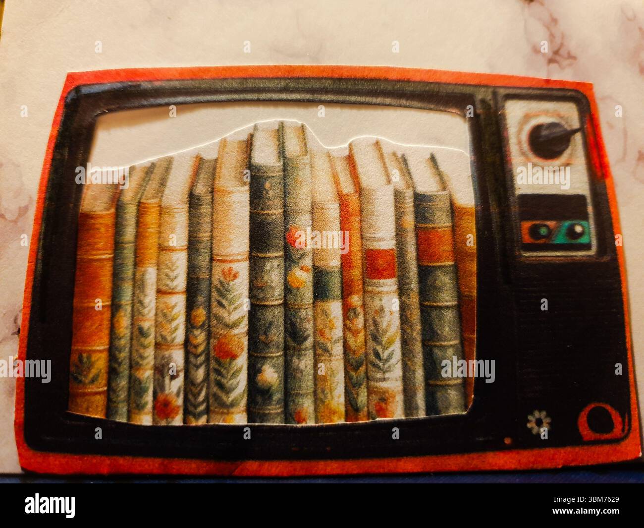 Book shelf full of old vintage books hi-res stock photography and