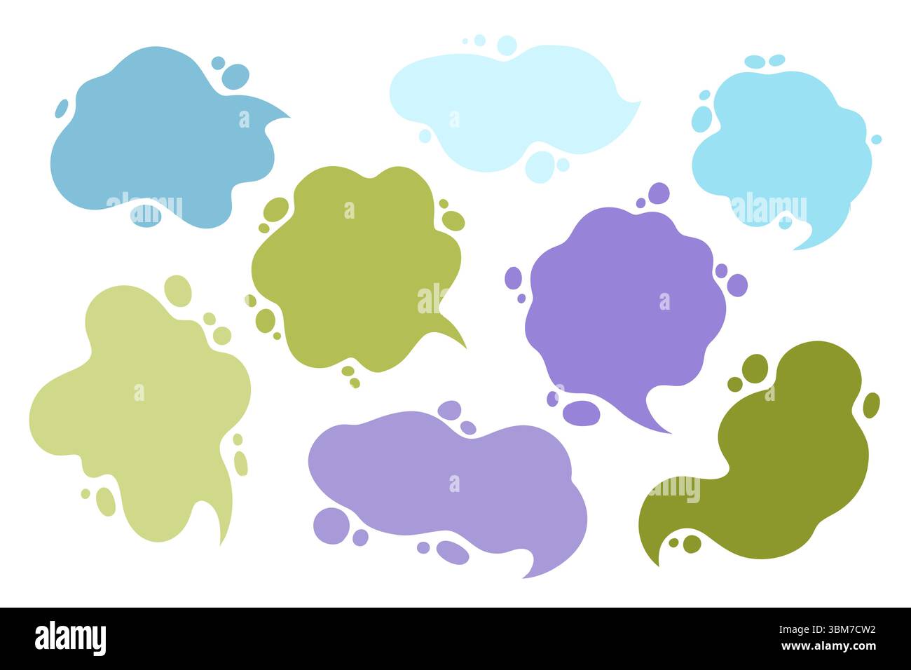 Vector illustration with set of text box Stock Vector