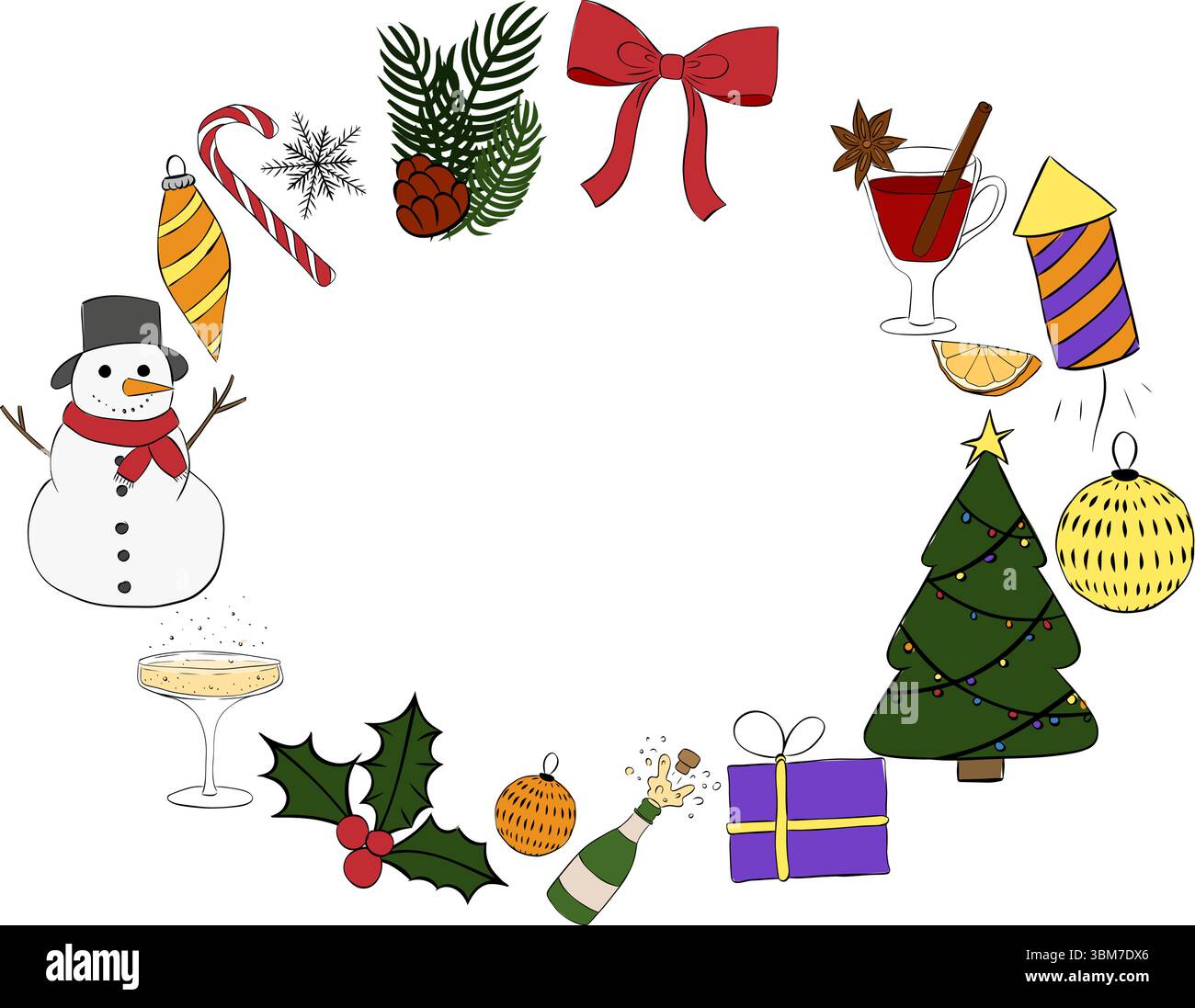 Premium AI Image | A green christmas tree is surrounded by green ornaments