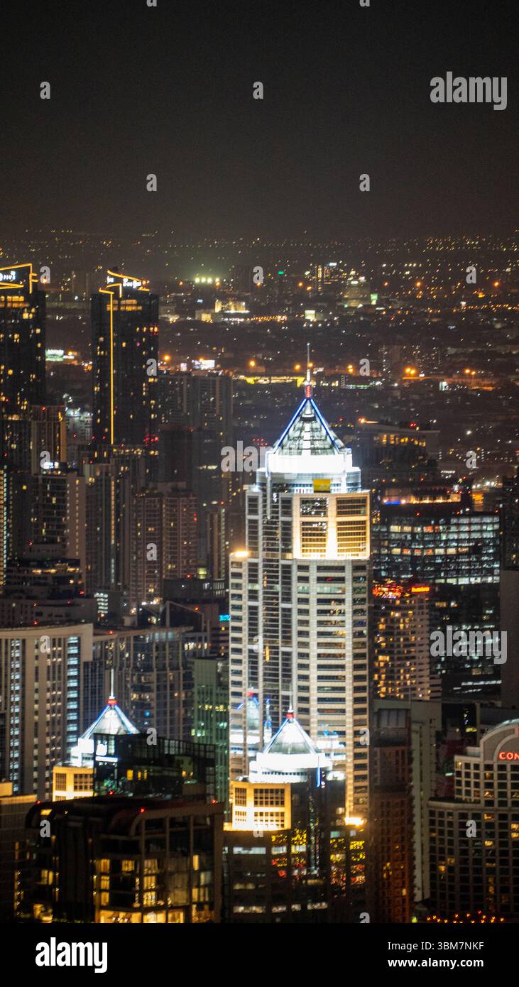 Bangkok city night view time hi-res stock photography and images - Alamy