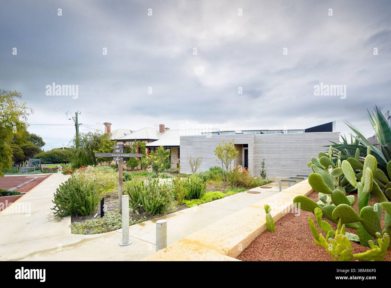 Fremantle, WA, Australia - Coogee Common restaurant new build and renovation project by Spaceagency Stock Photo