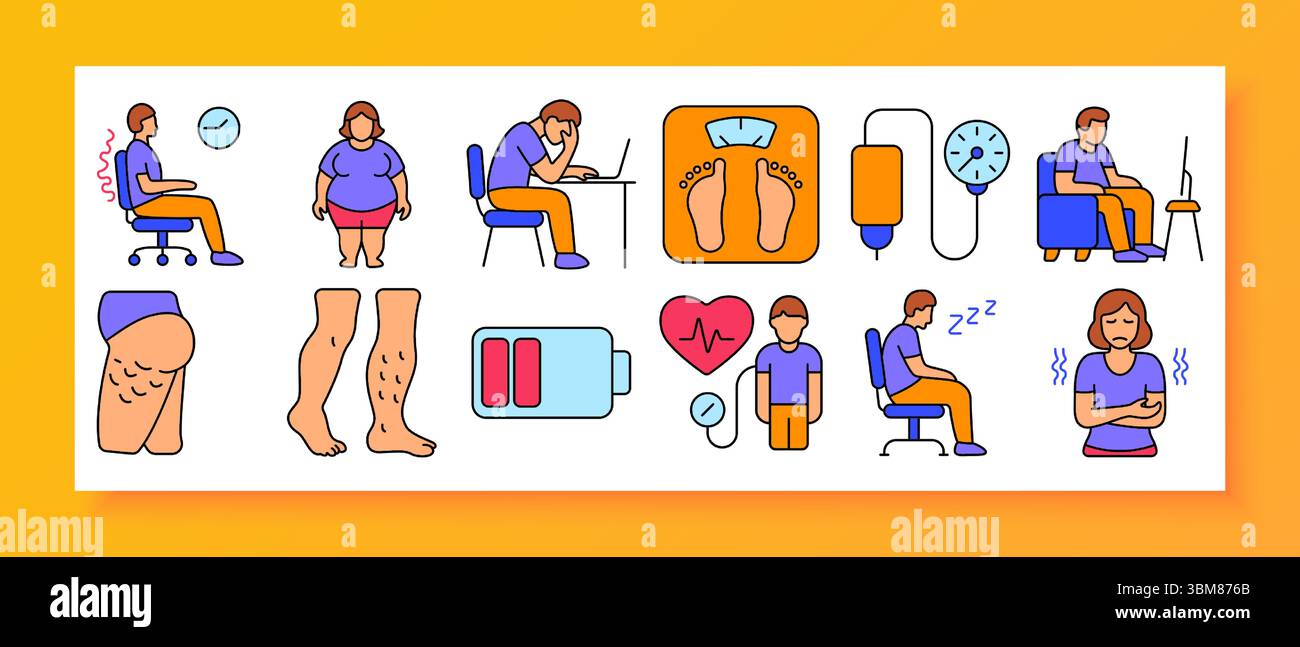 Female sitting on a stool back Stock Vector Images - Alamy