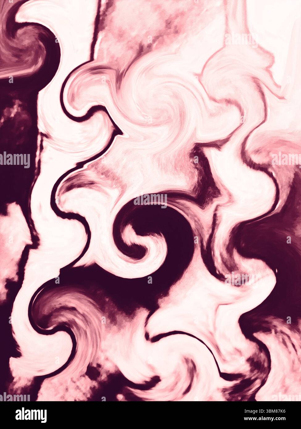 Gradient colorful and wavy background Stock Photo