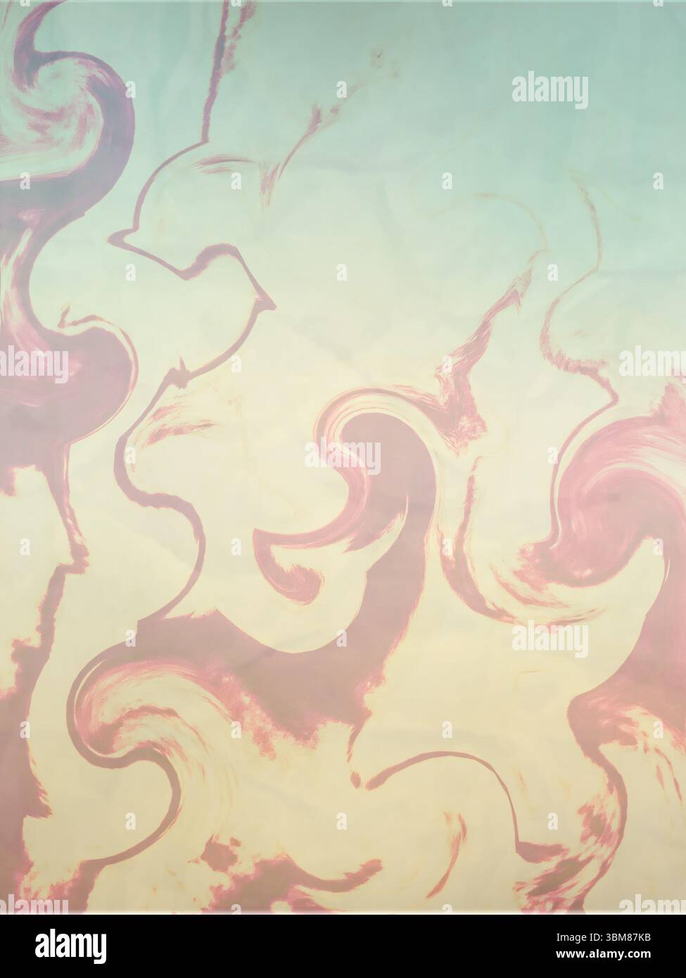 Gradient colorful and wavy background Stock Photo