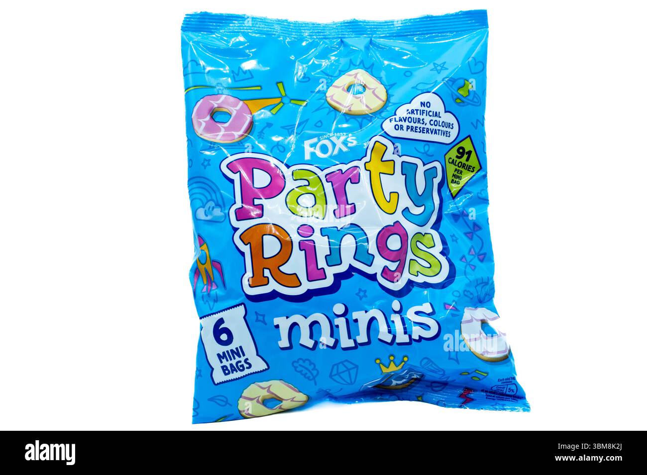 Irvine, Scotland, UK - June 17, 2025: Fox’s branded packet of party ...