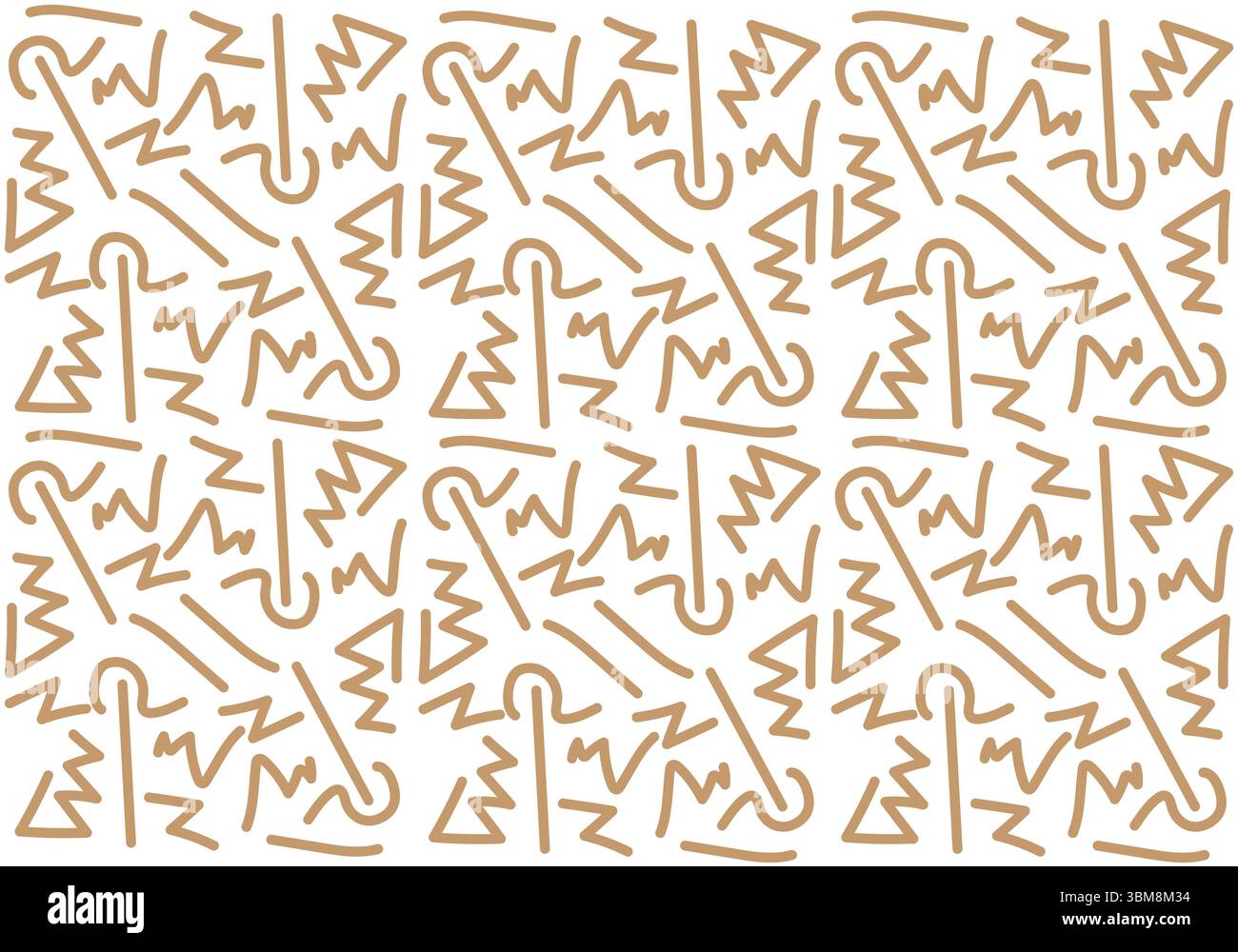 Art numérique Bogolan Stock Vector