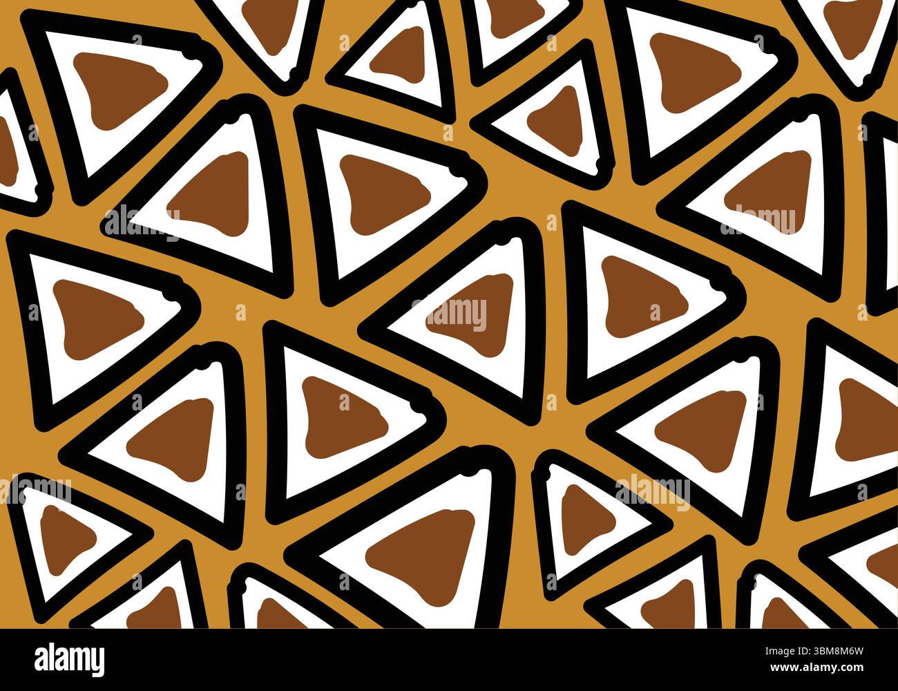 Art numérique Bogolan Stock Vector