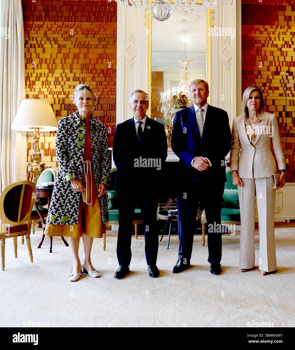 24-06-2025 King Willem-Alexander and Queen Maxima during a meeting with ...