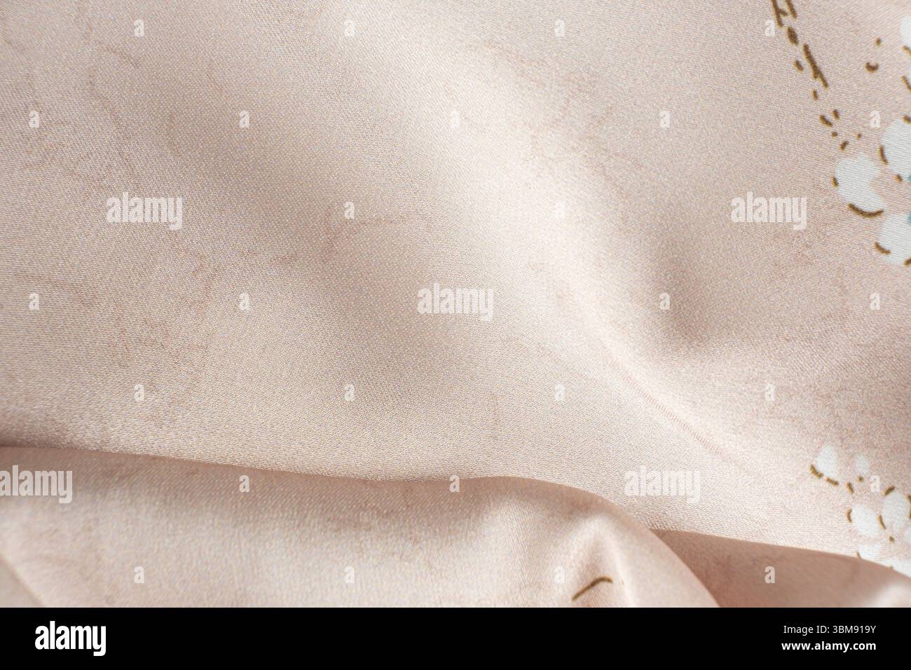 Polyester fabric with a little elastane, macro texture top view Stock Photo