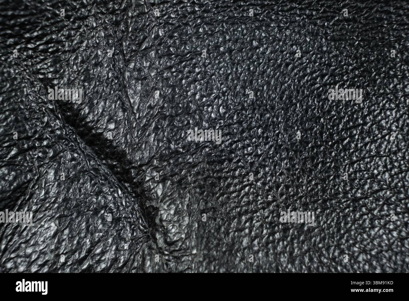 Grained Leather Pattern Background in High Detail. Stock Photo