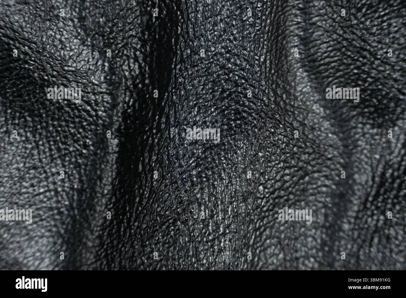 Grained Leather Pattern Background in High Detail. Stock Photo