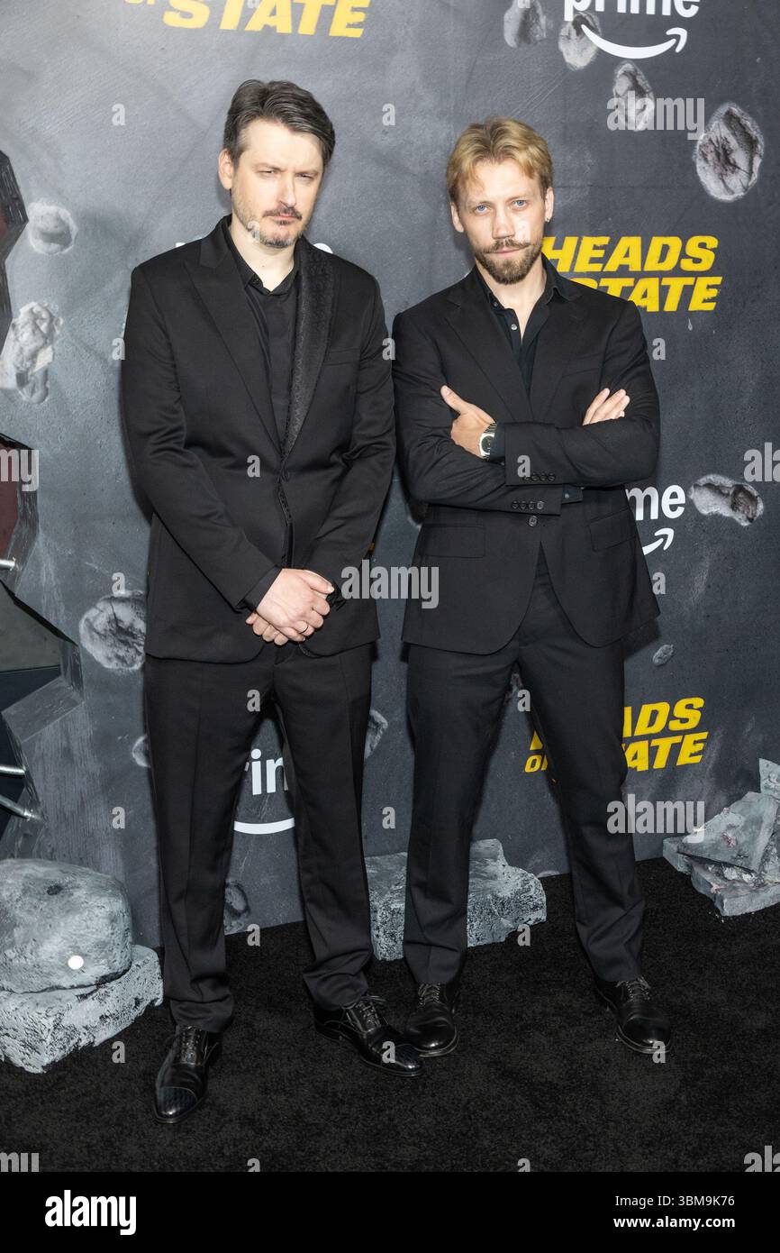 New York, NY - June 24, 2025: Ilya Naishuller and Alexander Kuznetsov ...