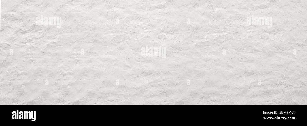 White textured wall providing a grunge background with copy space Stock Photo