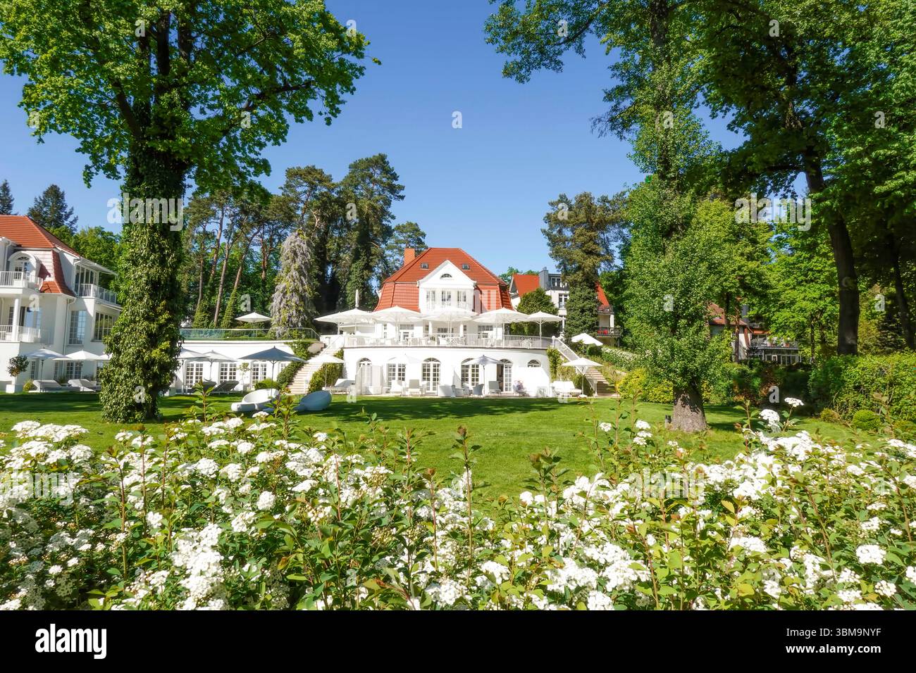 Villa Contessa, Bad Saarow, Landkreis Oder-Spree, Brandenburg, Deutschland Stock Photo