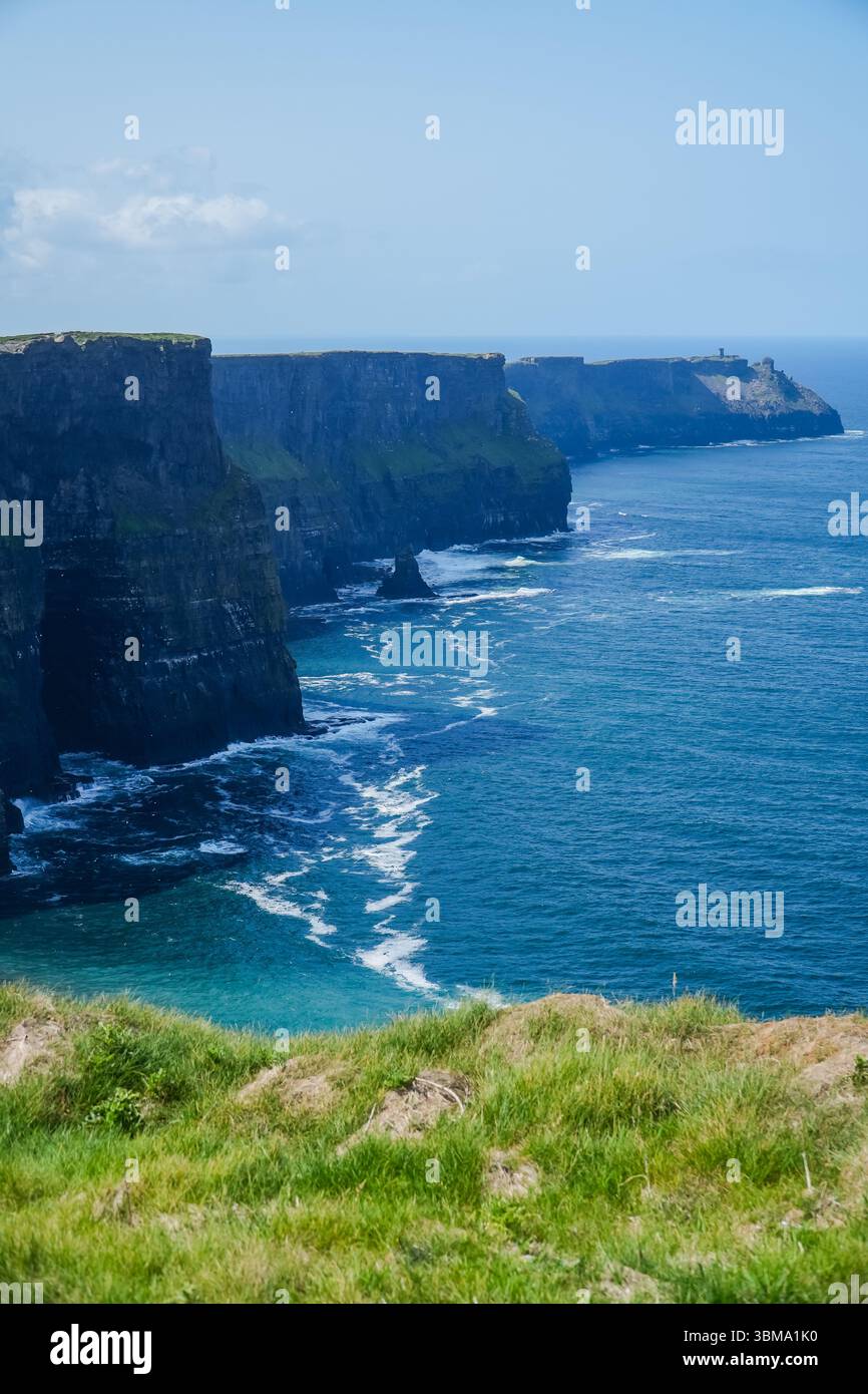 Cliffs of Moher are dramatic rugged coastal cliffs offering ...