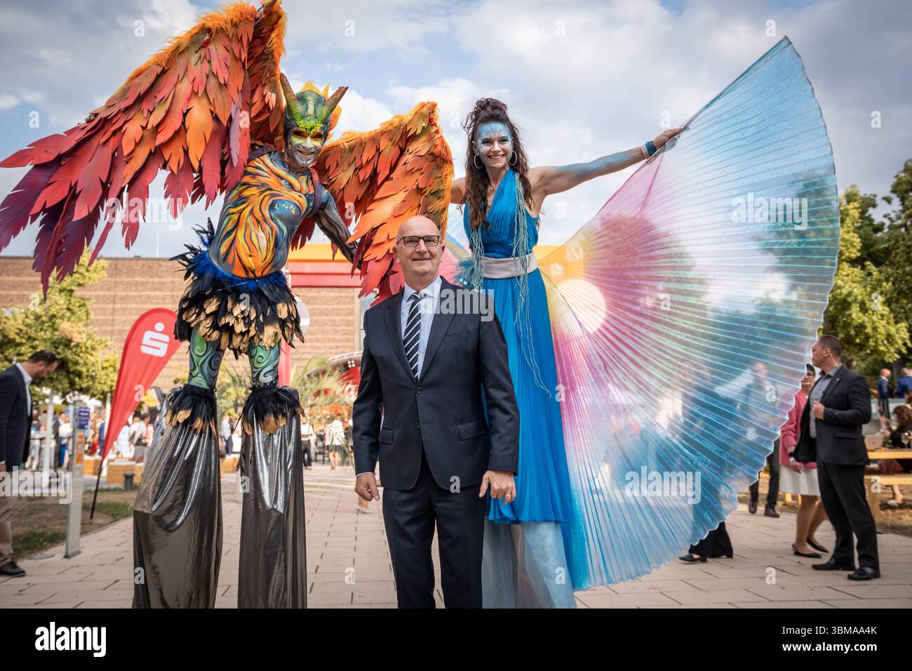 Der Brandenburgische Ministerpr sident Dietmar Woidke Gemeinsam Mit 