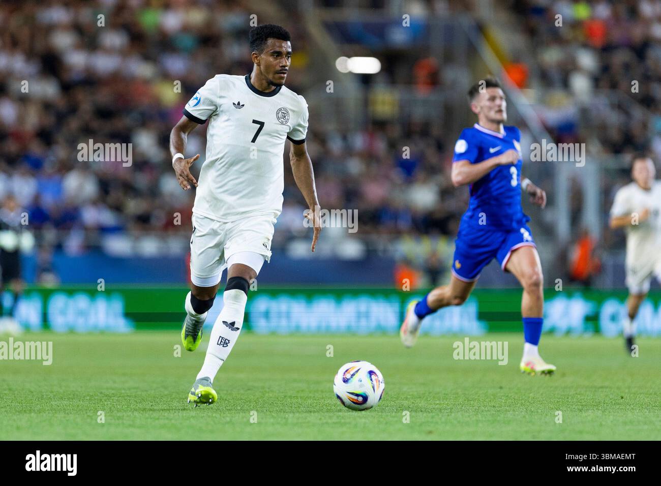Ansgar Knauff (Deutschland, 7) bei der UEFA U21-Europameisterschaft im ...