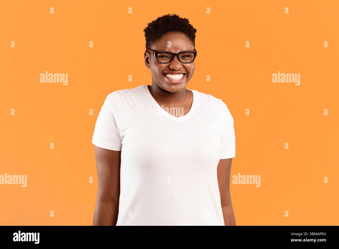 Plus size black female hi-res stock photography and images - Alamy
